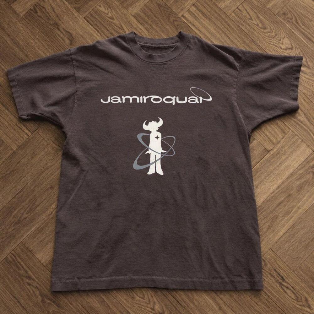 Jamiroquai Space Cowboy Band Brown Graphic T-shirt